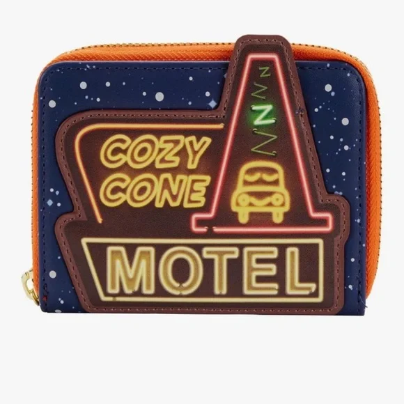 Loungefly Disney Pixar Moments Cars Cozy Cone Mini Backpack & Wallet Set - Picture 8 of 13